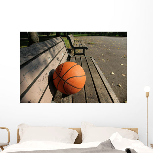 Orange Basket-ball Ball Bench