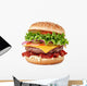 Fresh Bacon Cheese Burger Wall Decal