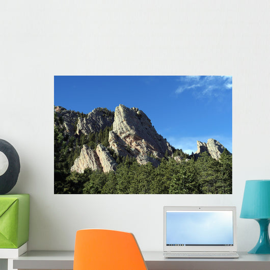 the flatirons Wall Mural