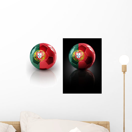 Pallone da calcio Portogallo Wall Decal