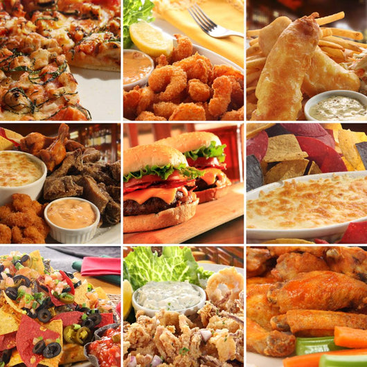 Collage Pub Food