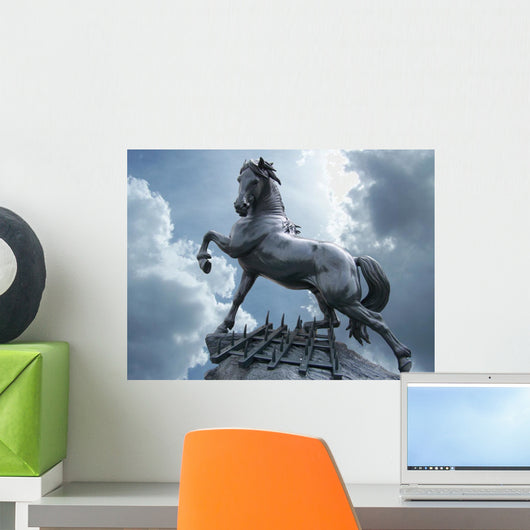 statua cavallo Wall Mural