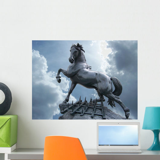statua cavallo Wall Mural