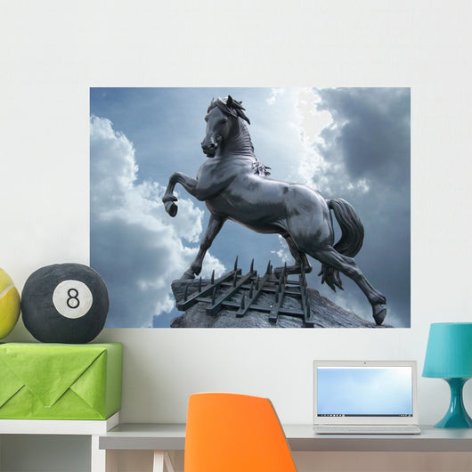 statua cavallo Wall Mural