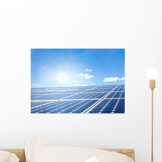 Solar Panels with Sky