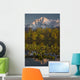 Scenic View Of Pioneer Peak Reflecting In Echo Lake At Sunset Wall Mural
