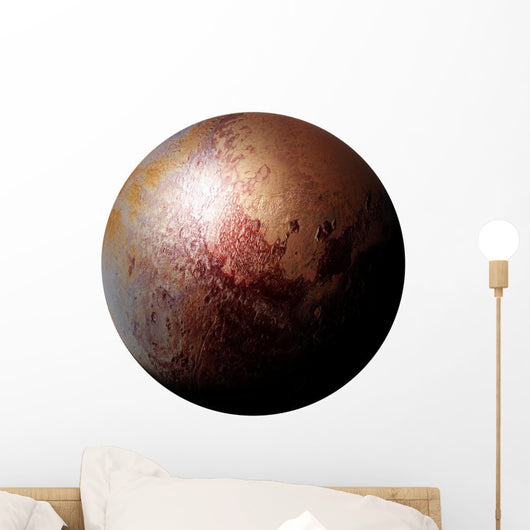 Dwarf Planet Pluto Wall Decal