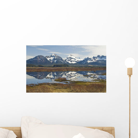 A View Of The Mountains Surrounding The Prince William Sound Wall Mural