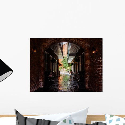 Sidewalk Cafe French Quarter Wall Decal