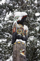 Raven Totemic Figure Wall Mural