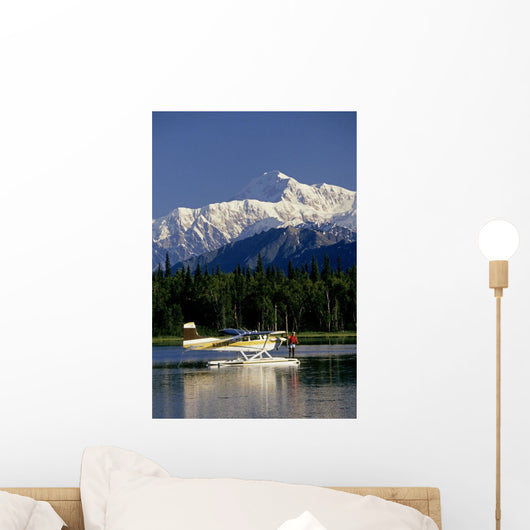 Man Spin Fishing Wall Mural