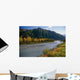 Chugach Mountains Portage Creek Fall Sc Ak Wall Mural