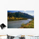 Chugach Mountains Portage Creek Fall Sc Ak Wall Mural