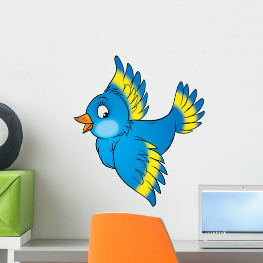 Blue Bird Wall Decal