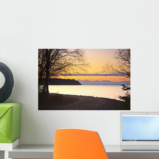 Scenic View Of Cook Inlet Wall Mural