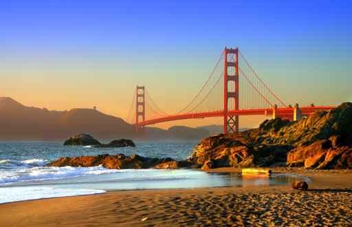 Baker Beach Wall Decal Design 3