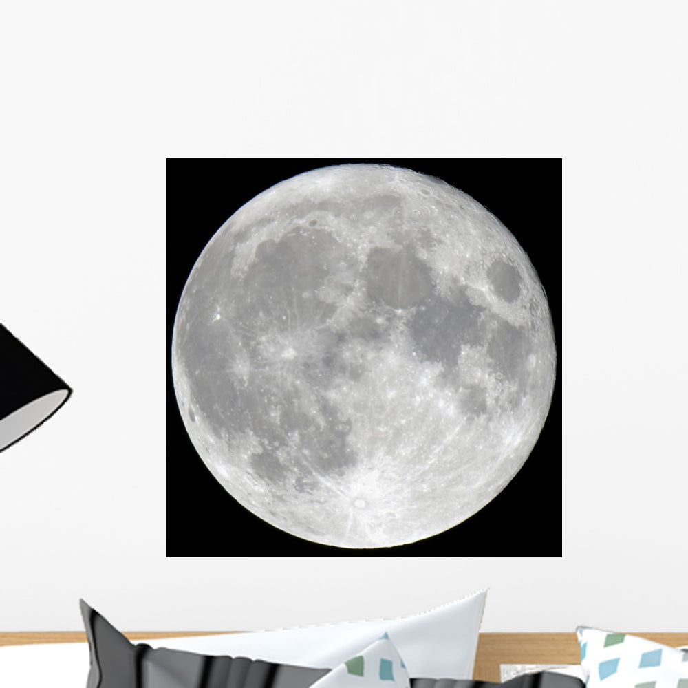 Detailed Full Moon Wall Mural – Wallmonkeys