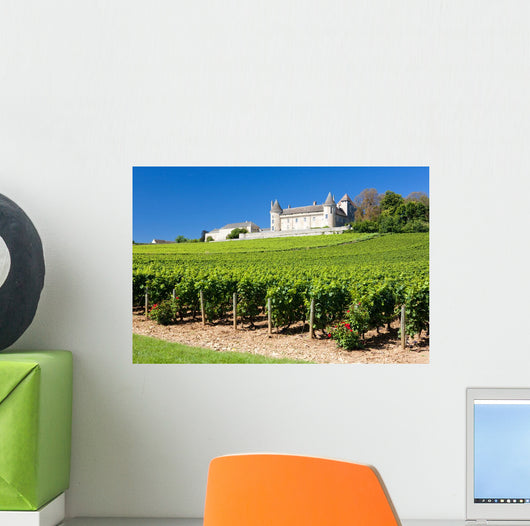 Chateau De Rully With Vineyards Burgundy France Wall Mural