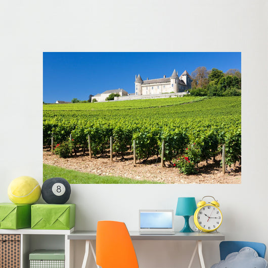 Chateau De Rully With Vineyards Burgundy France Wall Mural