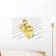Treble Clef Sheet Printed Wall Decal