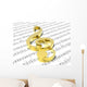 Treble Clef Sheet Printed Wall Decal