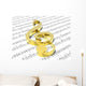 Treble Clef Sheet Printed Wall Decal