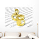 Treble Clef Sheet Printed Wall Decal
