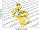 Treble Clef Sheet Printed Wall Decal
