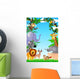 Wild Animal in the Tropical Jungle Wall Mural