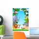 Wild Animal in the Tropical Jungle Wall Mural