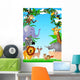 Wild Animal in the Tropical Jungle Wall Mural