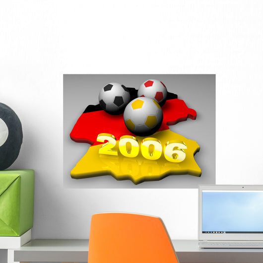 2006 Futbol Soccer Wall Mural