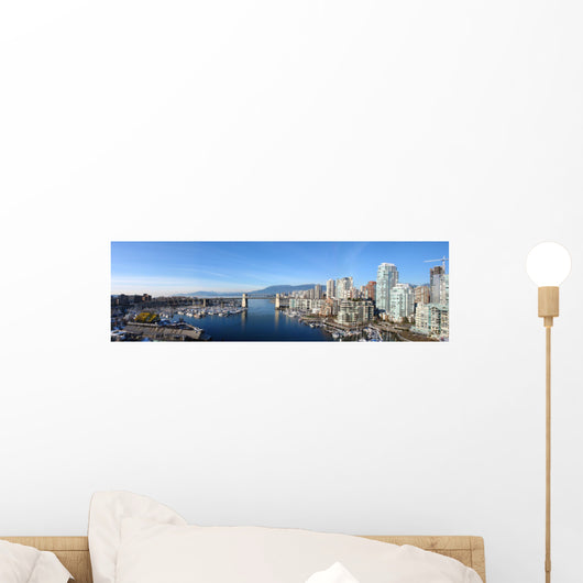 vancouver panoramic Wall Mural