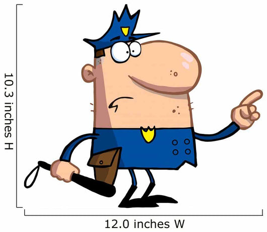 Police Officer Gestures with