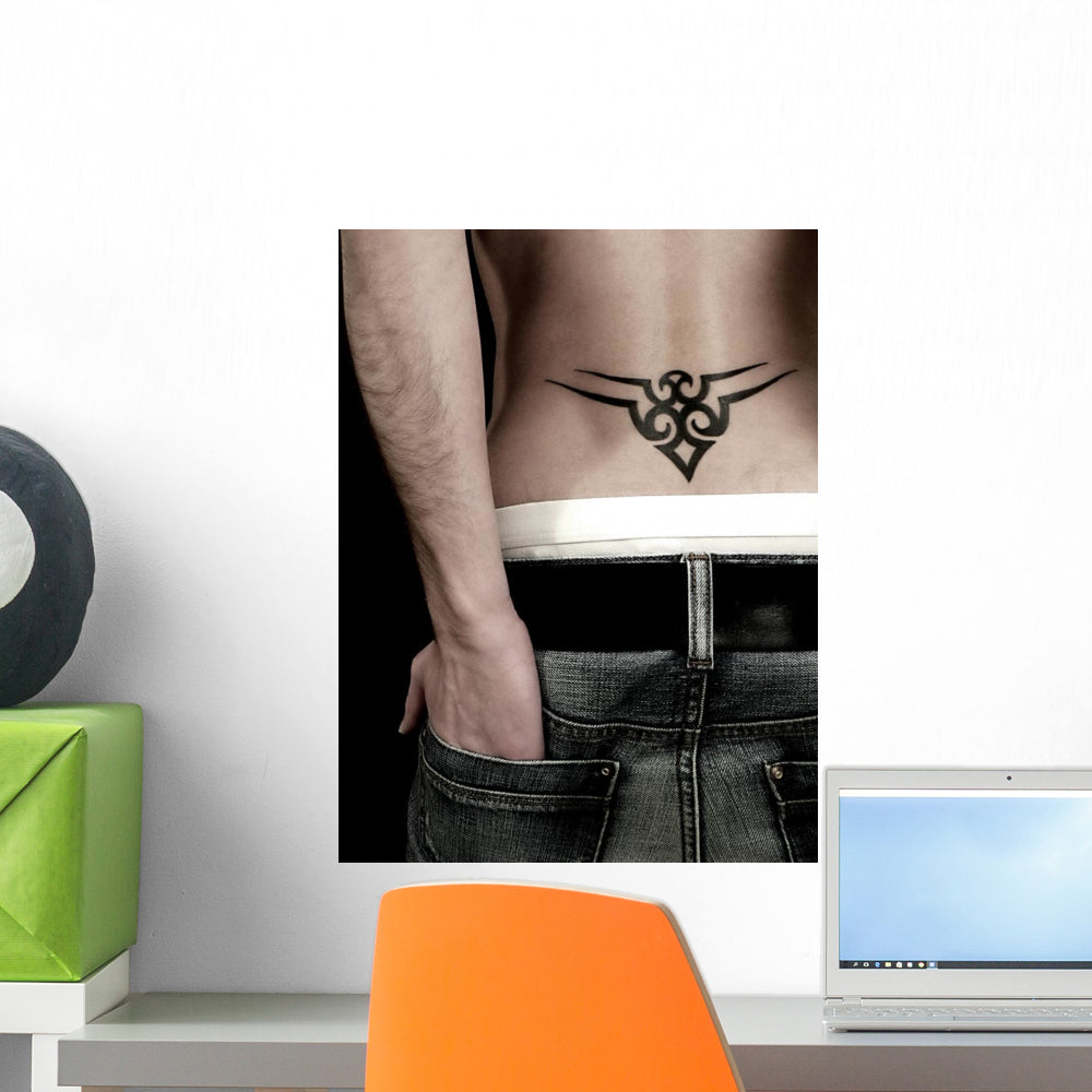 Tramp Stamp Tattoo on Guy: Raw & Real
