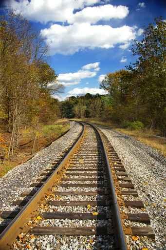 Historic Reading Railroad Tracks Wall Decal