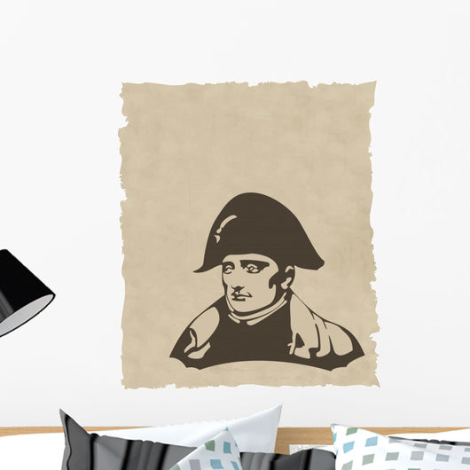 the vector Napoleon Bonaparte head Wall Mural