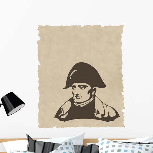 the vector Napoleon Bonaparte head Wall Mural