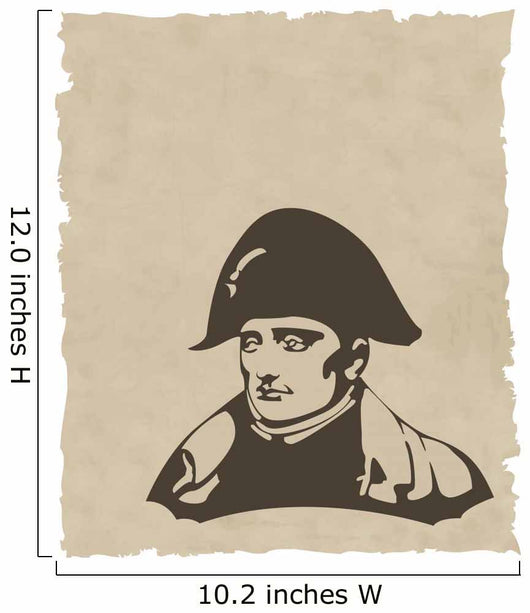 the vector Napoleon Bonaparte head Wall Mural