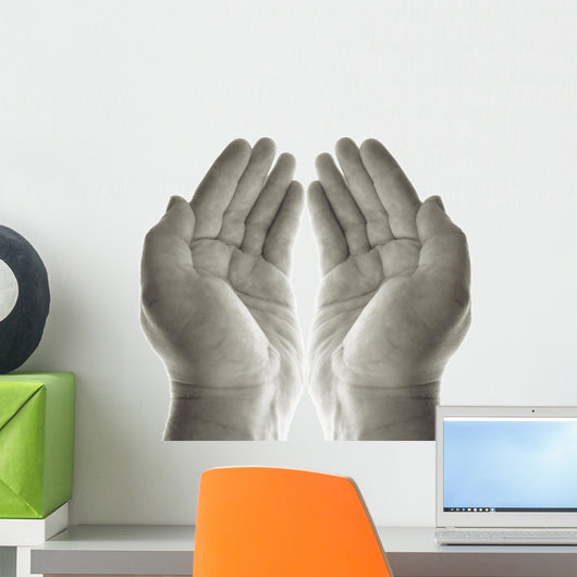 Hands Prayer Wall Decal
