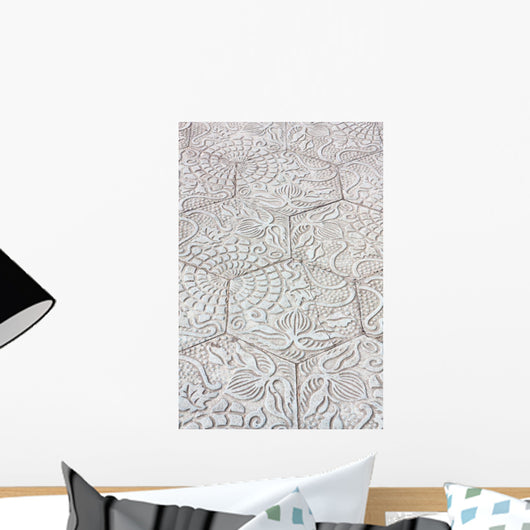 Art nouveau tiles by Gaudi Wall Mural
