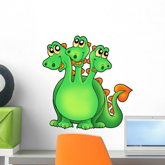 Green Three Headed Dragon