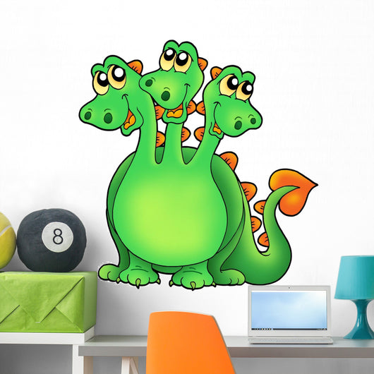 Green Three Headed Dragon