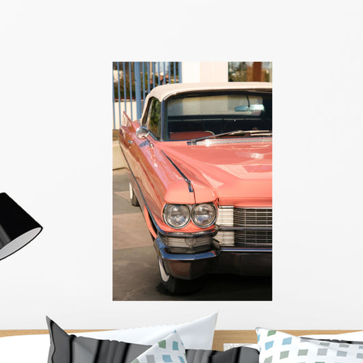 pink cadillac Wall Mural
