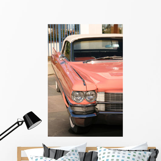 pink cadillac Wall Mural