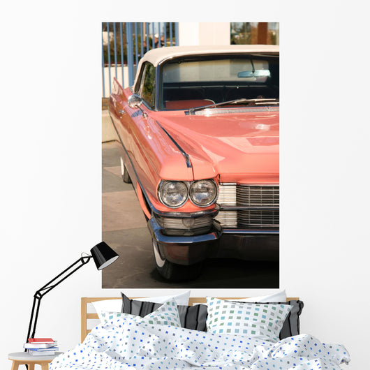 pink cadillac Wall Mural