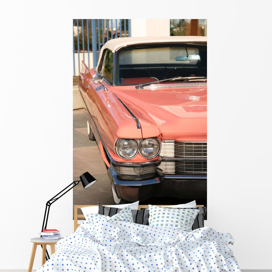 pink cadillac Wall Mural