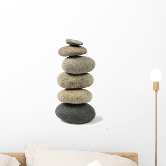 pebble in perspective Wall Decal
