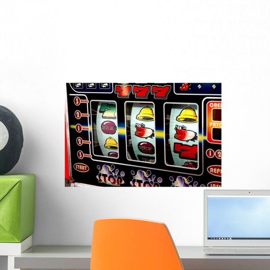 Slot Machine Play Wall Decal