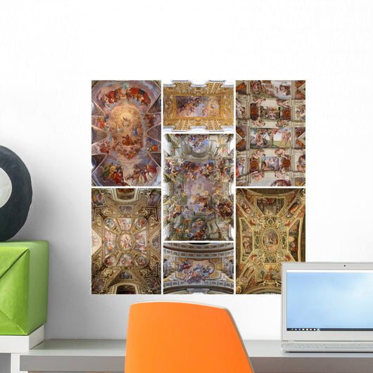 Renaissance ceilings Wall Mural